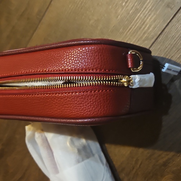 Marc Jacobs Bi Color Bold Flash Leather Camera Bag Red - Picture 16 of 16